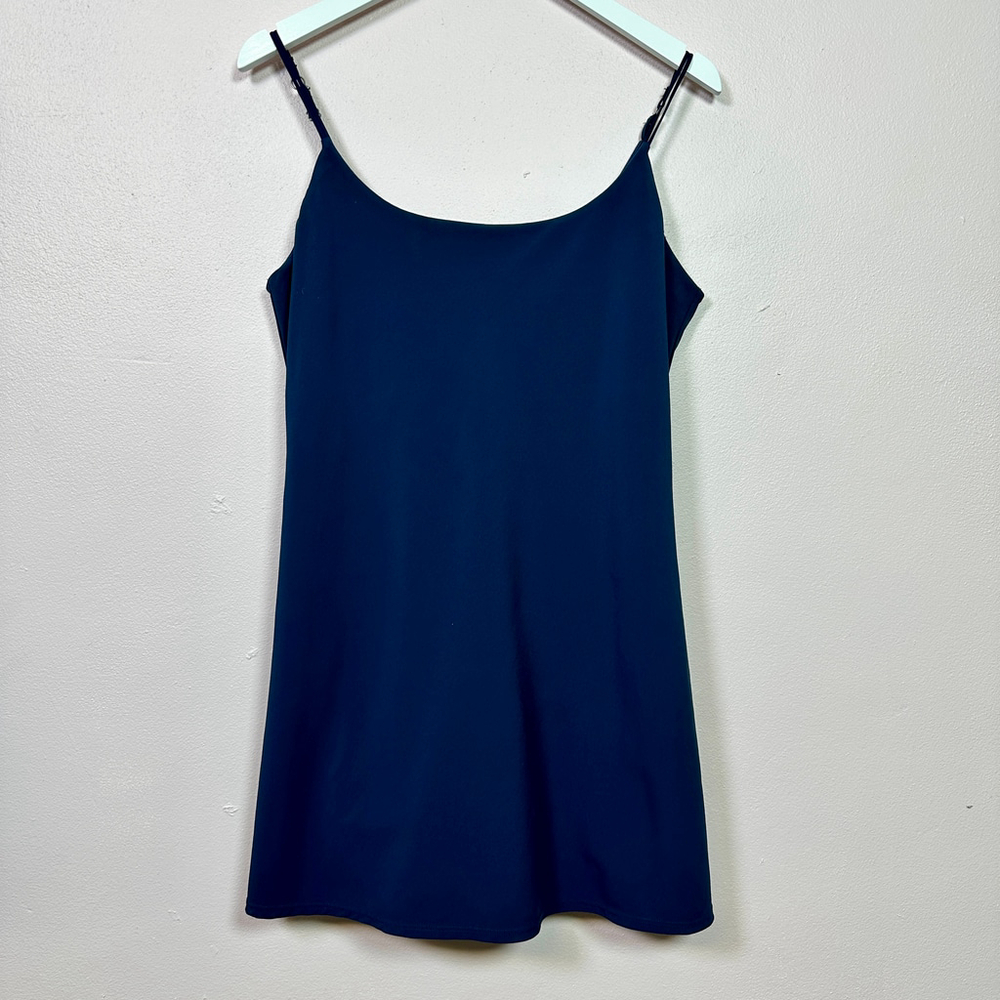 ABERCROMBIE & FITCH Navy Skort Mini Dress, Size large
